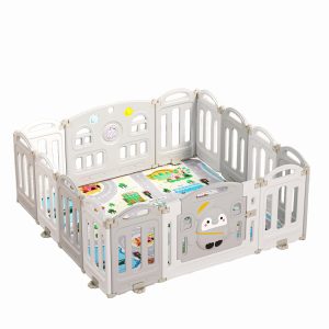 Moni Garden Ограда сгъваема 150/150 с музика Penguin