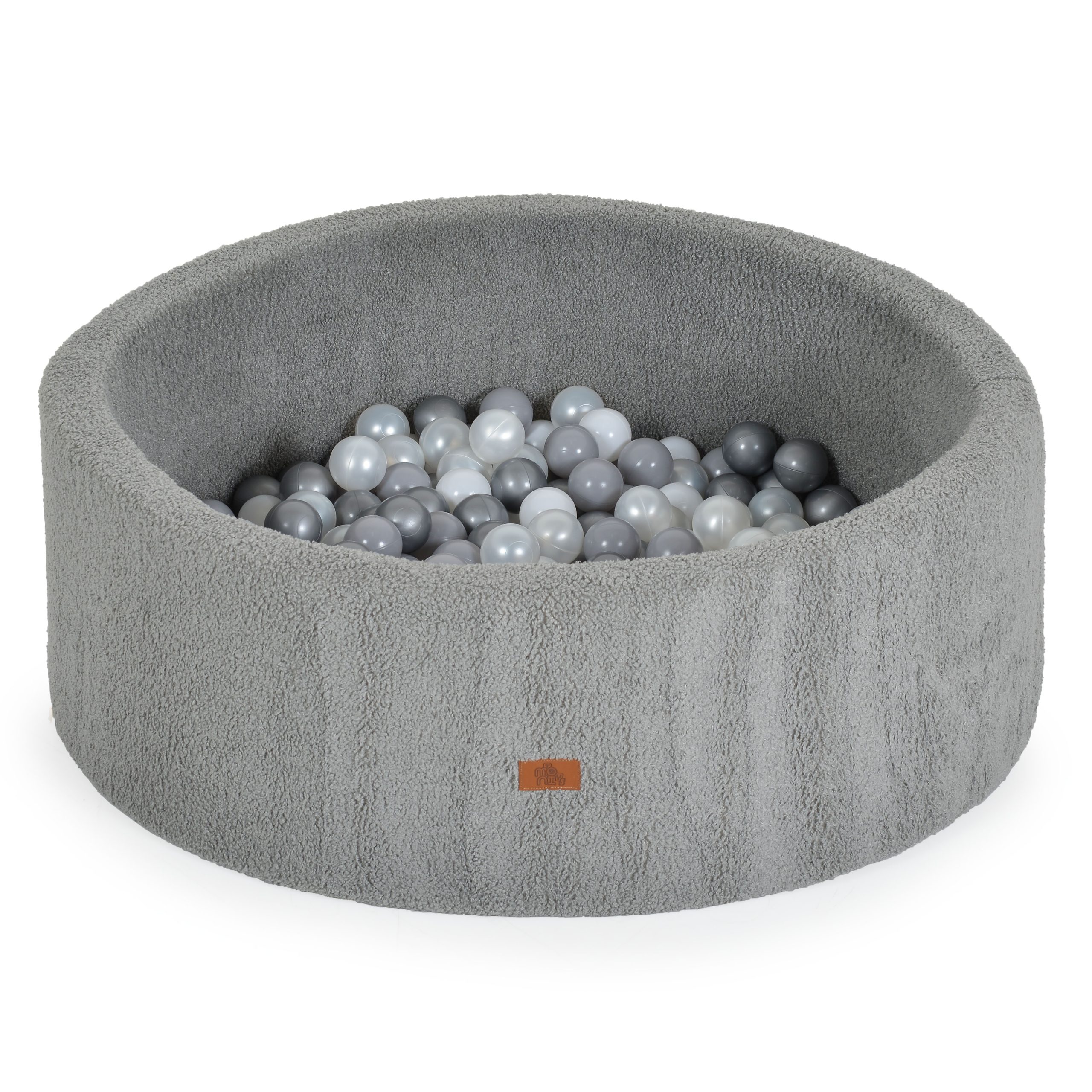 Moni Toys Мек басейн Boucle с 200 топки Grey