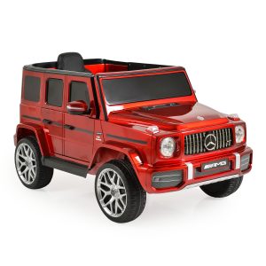 Mercedes Акумулаторен джип Mercedes-AMG G63 мет. червен