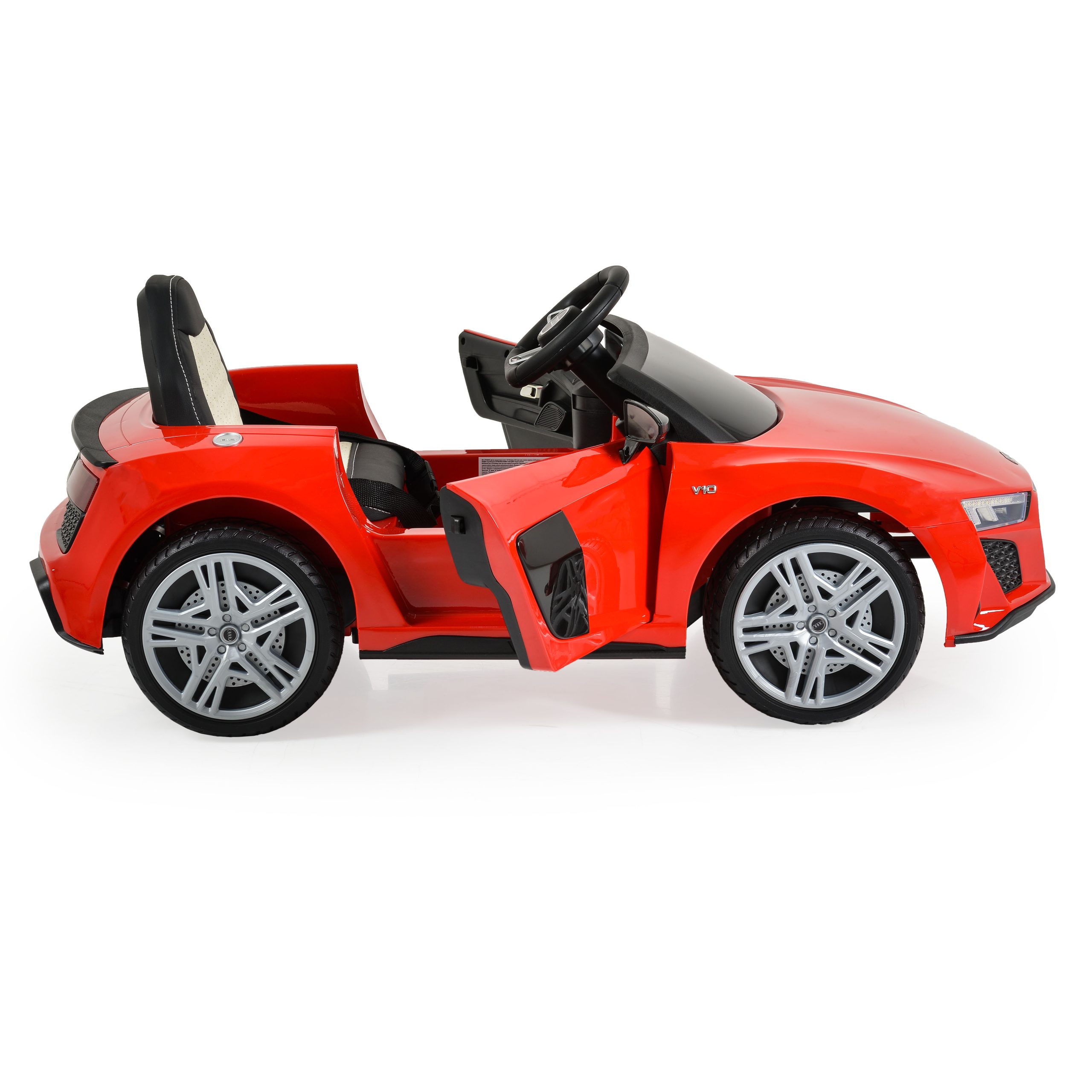 Audi Акумулаторна кола Audi R8 Spyder мет. червен - Image 4