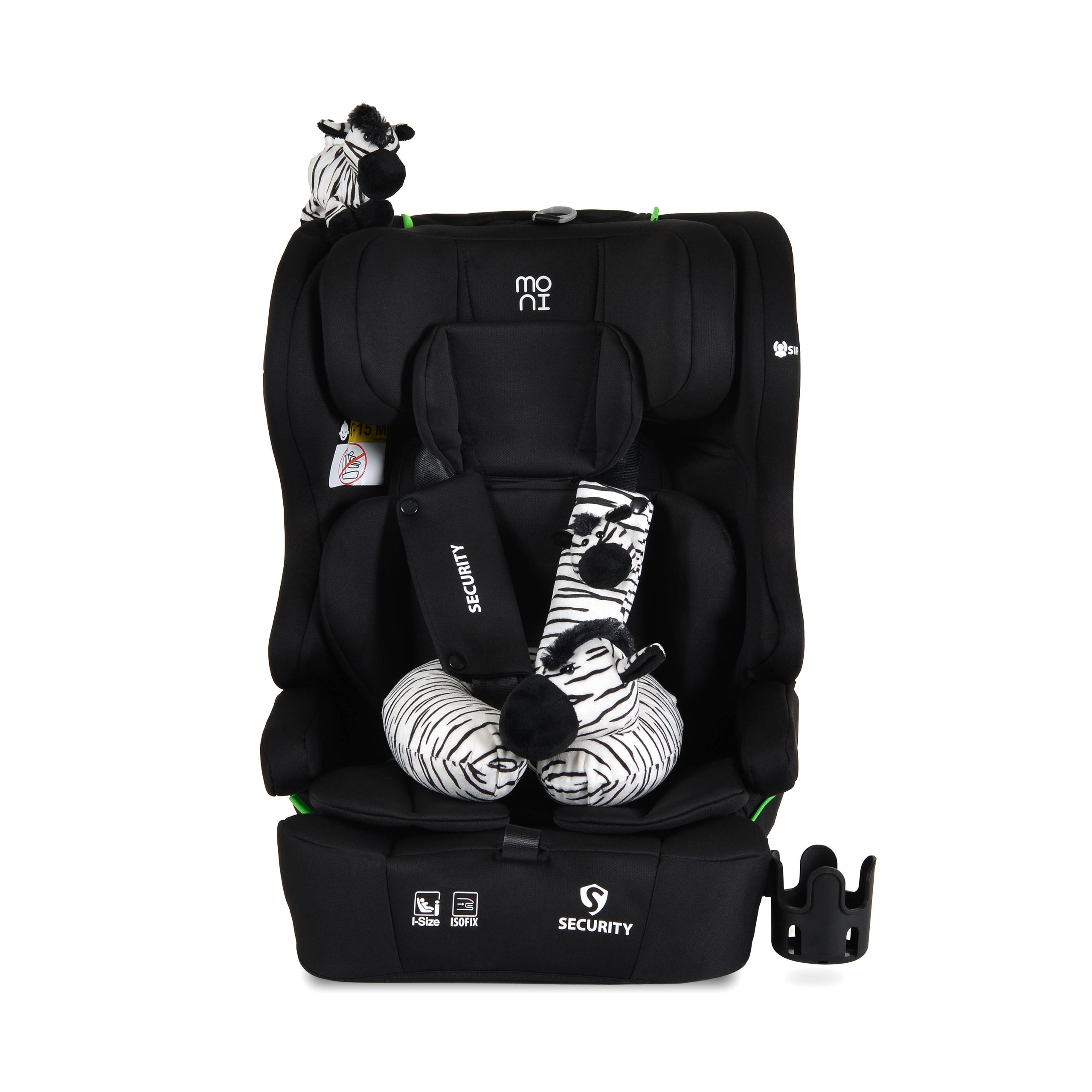 Moni Стол за кола Security 76-150см Midnight-black - Image 3