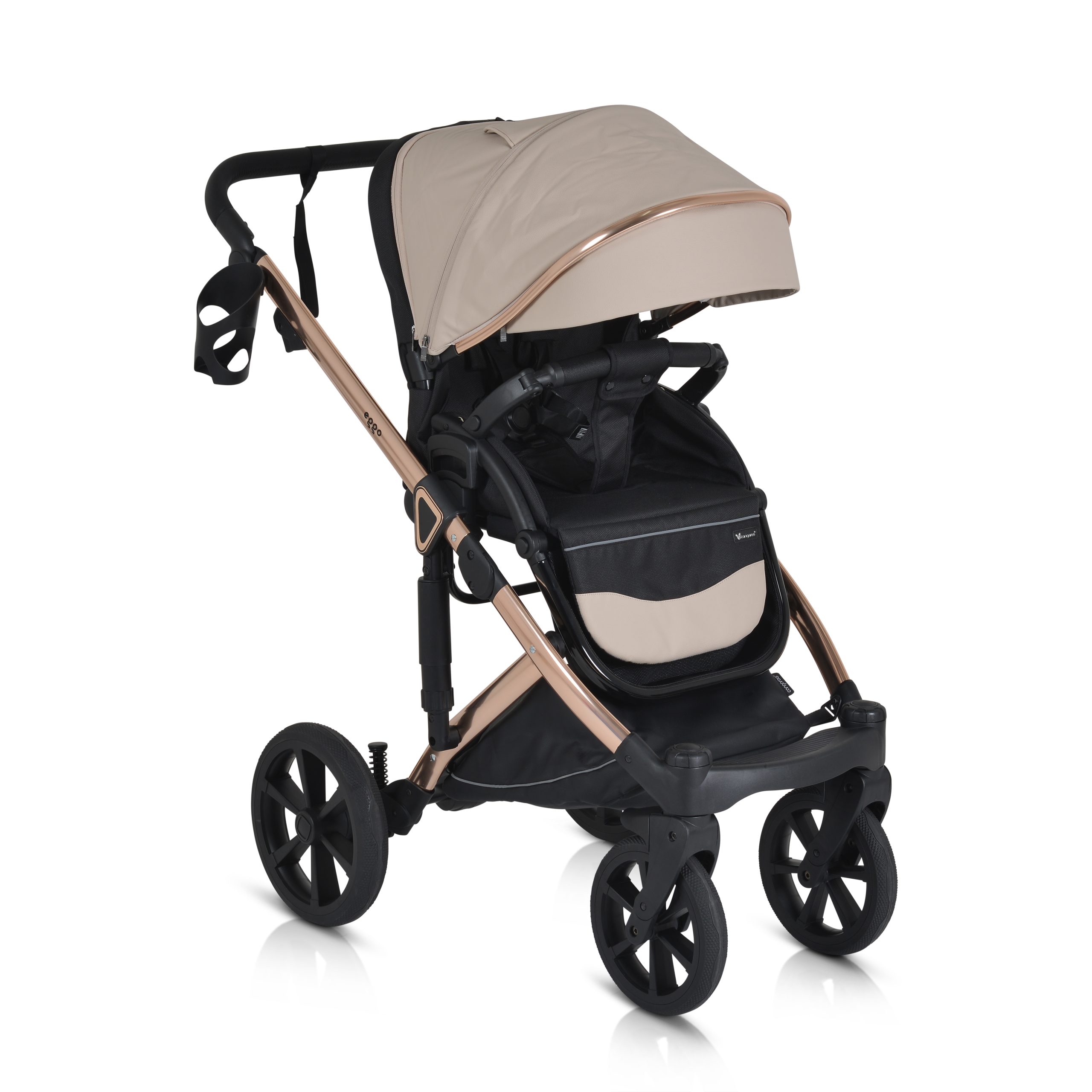 Cangaroo Комбинирана количка 3 в 1 Eggo Sand-beige
