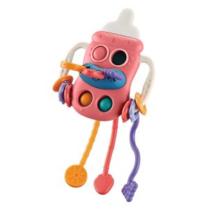 Bibi-Inn Бебешка сензорна играчка Baby bottle pink