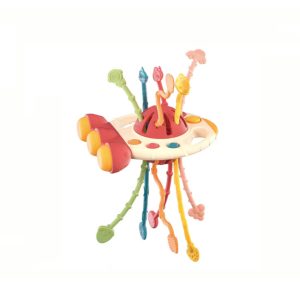 Sobebear Бебешка сензорна играчка UFO red