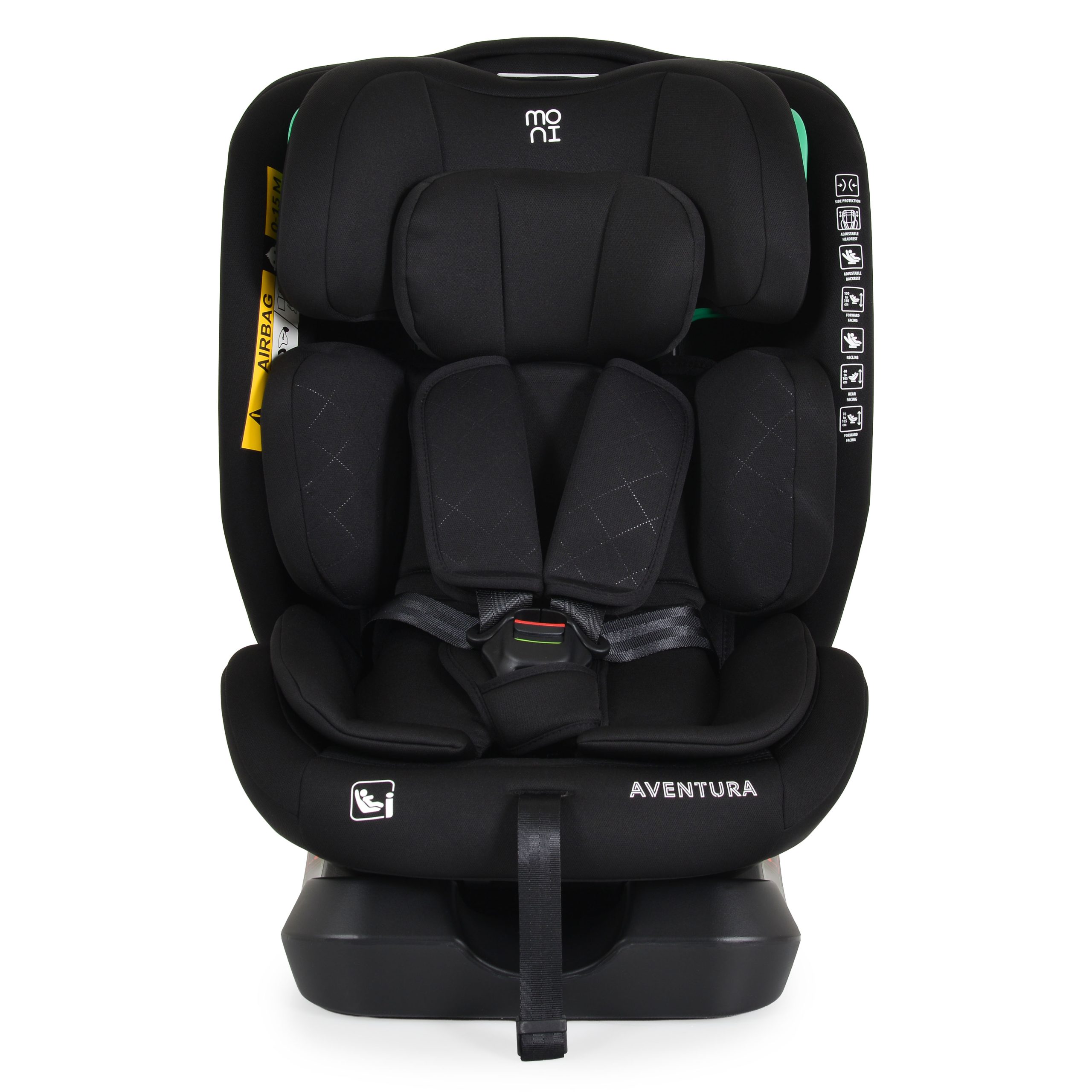 Moni Стол за кола Aventura 40-150см-Black - Image 3