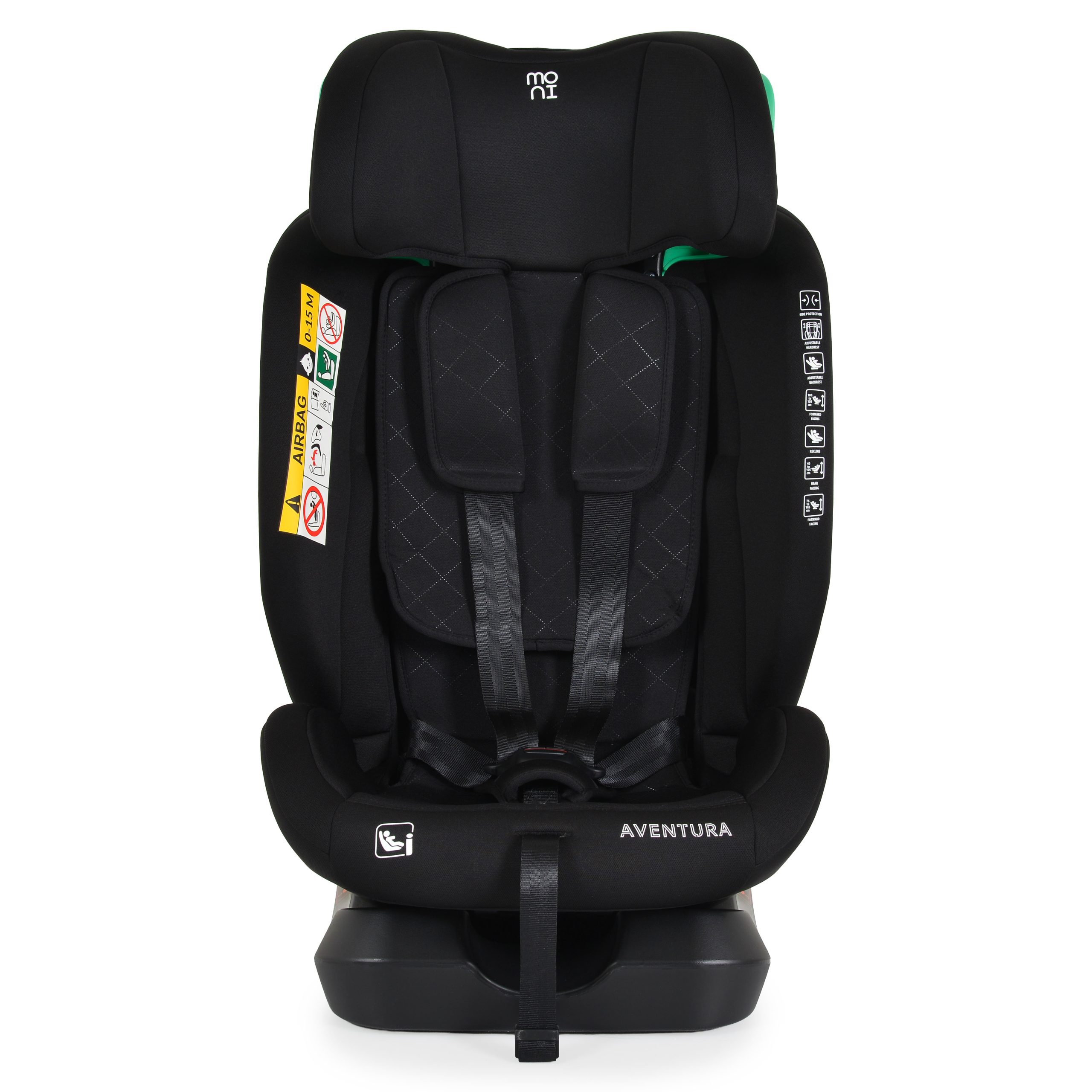 Moni Стол за кола Aventura 40-150см-Black - Image 4