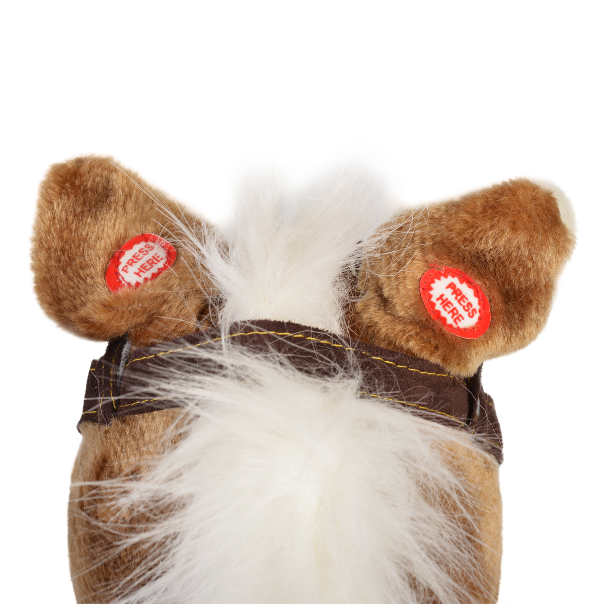 Moni Toys Люлка плюшена кон Chipper кафе колелца - Image 2
