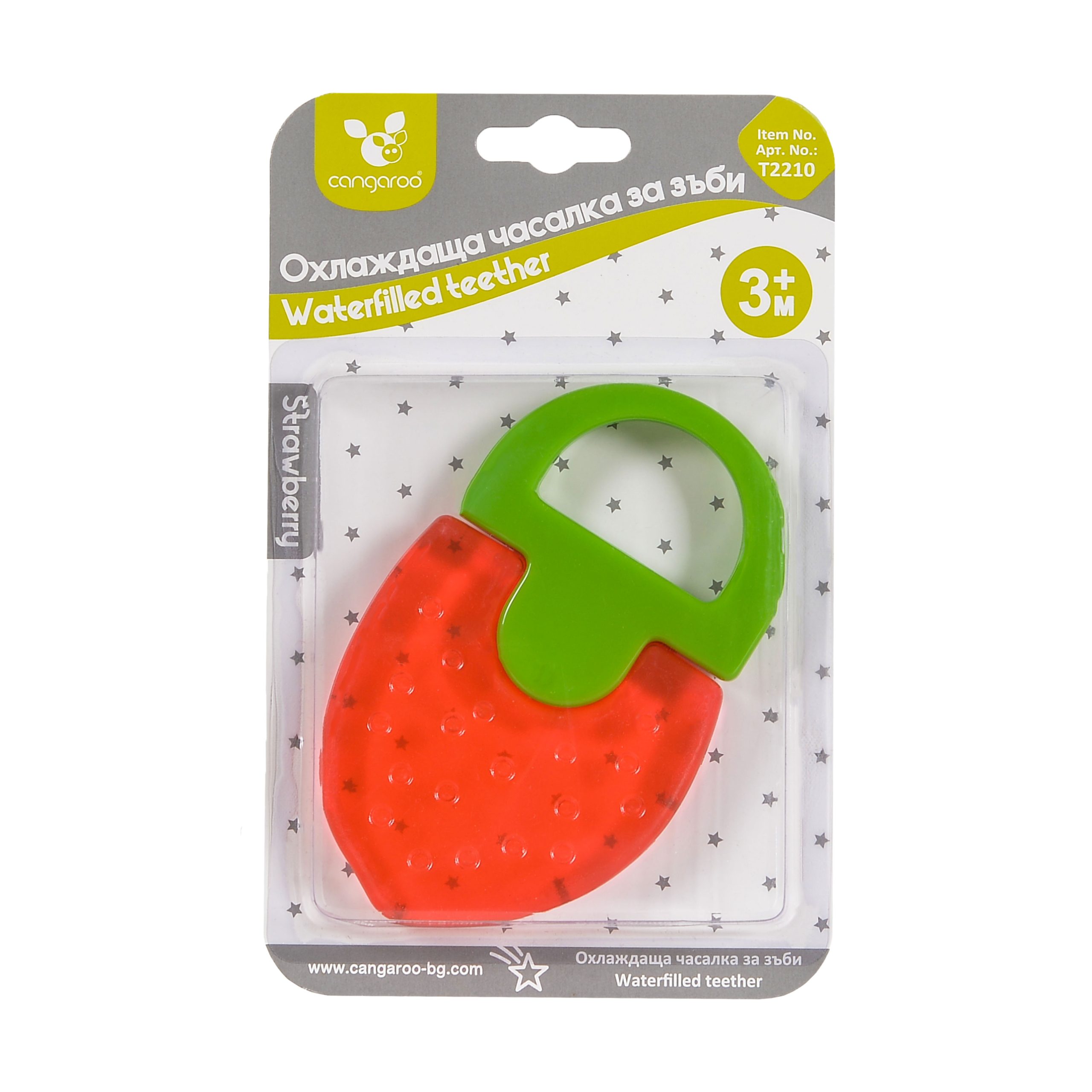 Cangaroo Чесалка за зъби Strawberry T2210 червен - Image 2