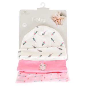 Cangaroo Шапки за новородено Tibby розов
