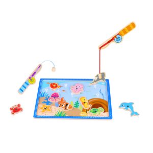 Tooky Toy Дървена магнитна игра Морско дъно TKF040