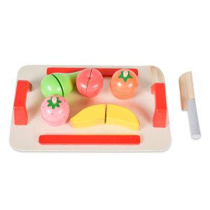 Moni Toys Дървена дъска за рязане плодове 4306