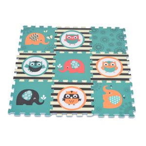 Moni Toys Мек пъзел килим Elephant & Owl 3064