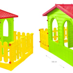 Mochtoys Къща с ограда и дъска за рисуване 12243