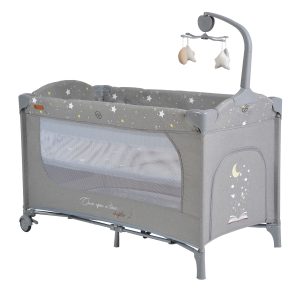 Cangaroo Детска кошара Once upon a time 2 сив