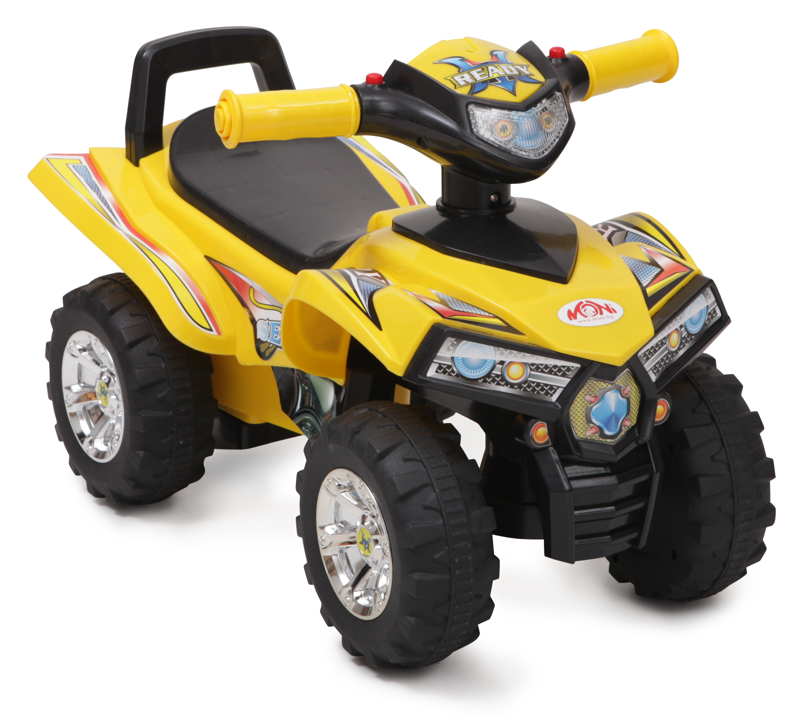 Moni Детско ATV за бутане 551 жълт