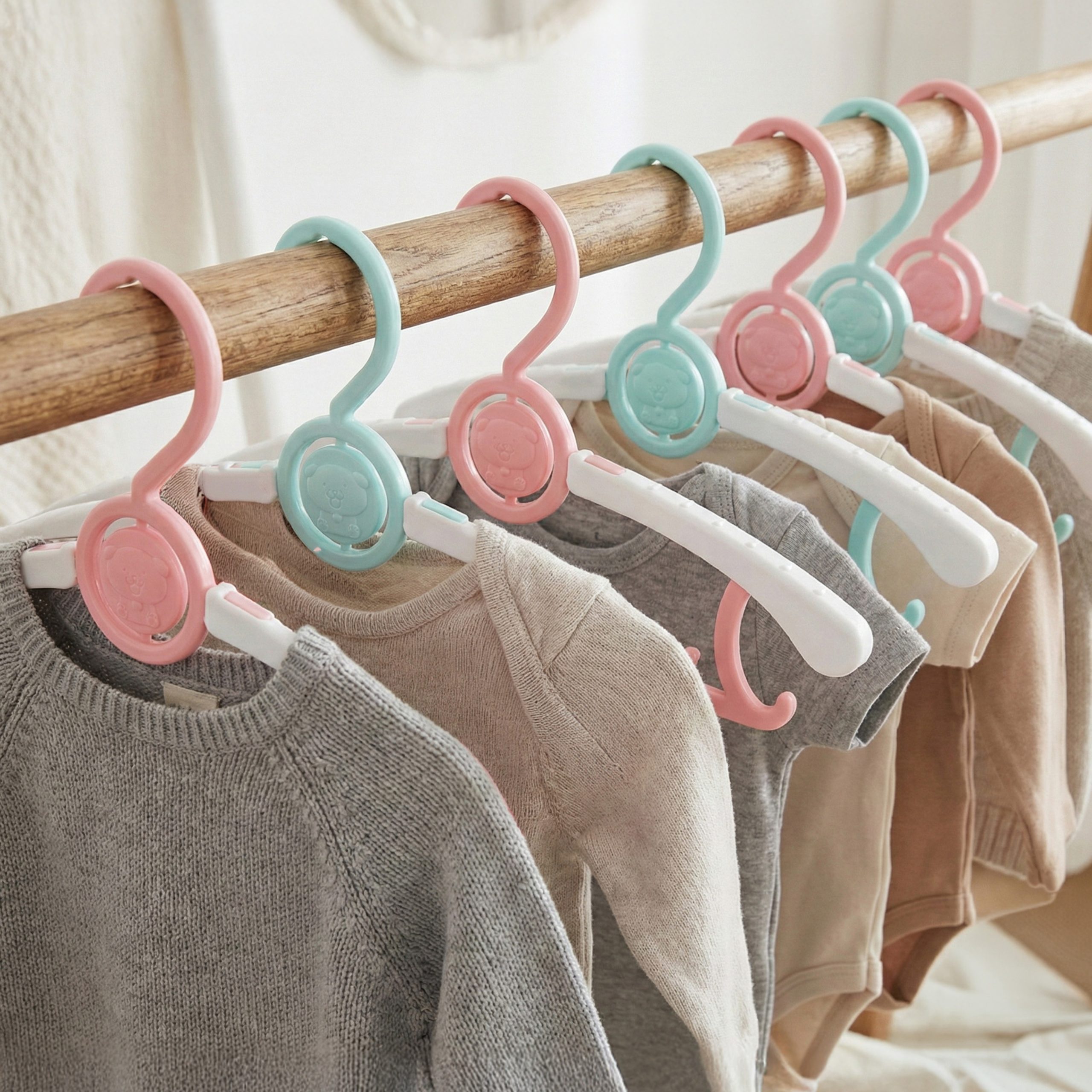 Cangaroo Телескопични закачалки за дрехи Trendy розов - Image 2