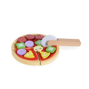 Moni Toys Дървена пица сет 4221