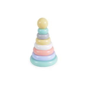 Moni Toys Дървени рингове пастел 2542