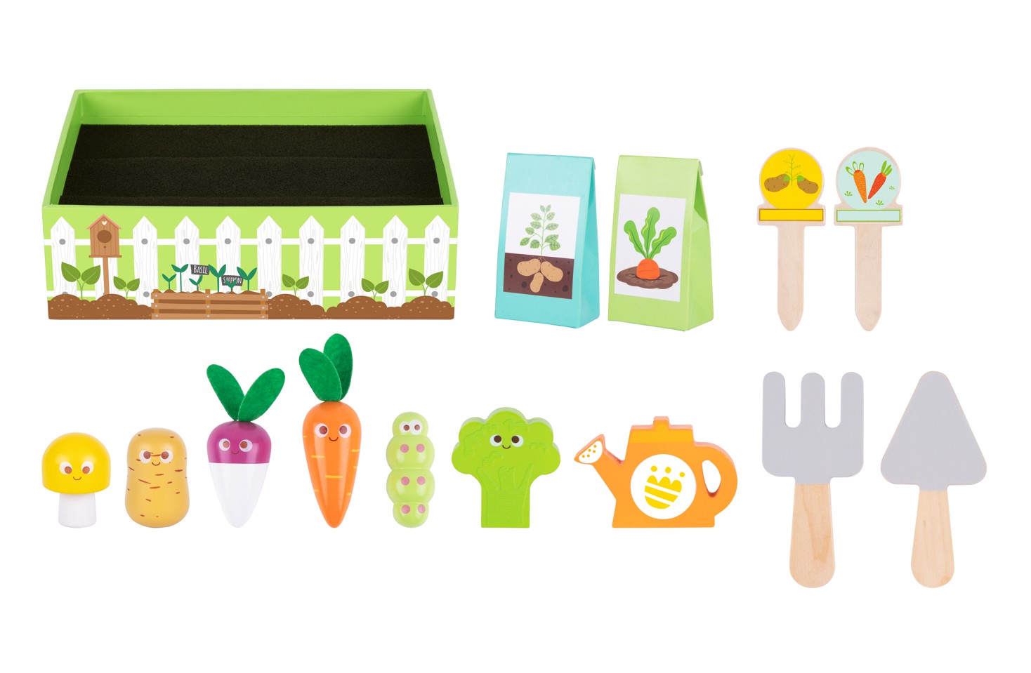Tooky Toy Дървен градински комплект TK315 - Image 2