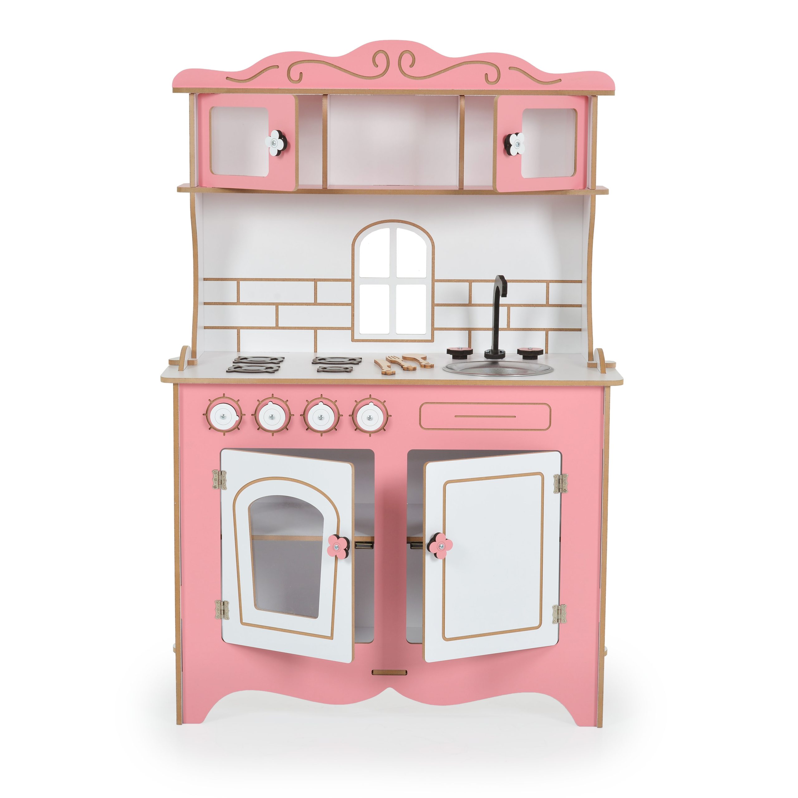 Moni Toys Дървена кухня Rosey - Image 2