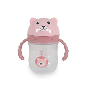 Cangaroo Чаша със сламка 240ml Berry розов-C0586