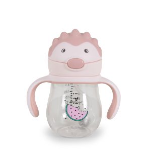 Cangaroo Чаша със сламка 250ml Brillo розов A0033