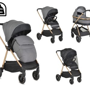 Cangaroo Комбинирана детска количка Hydra 2в1 сив