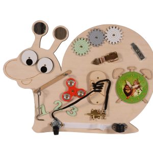 Moni Toys Монтесори дървена дъска Snail