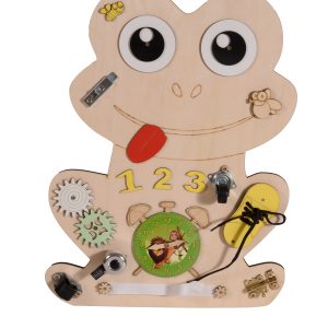 Moni Toys Монтесори дървена дъска Frog