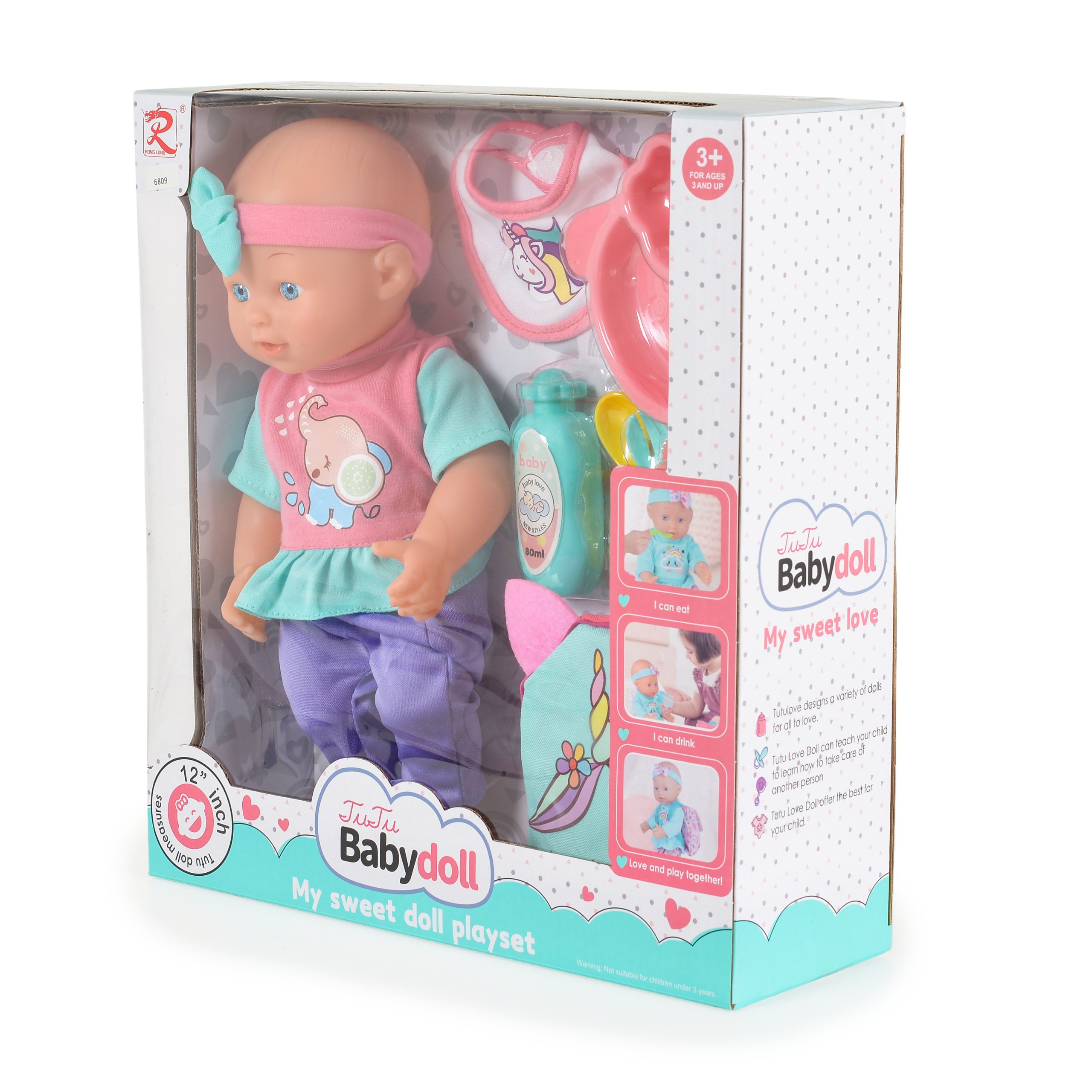 Tutu love Кукла 31см с аксесоари и раница Unicorn 6809 - Image 2