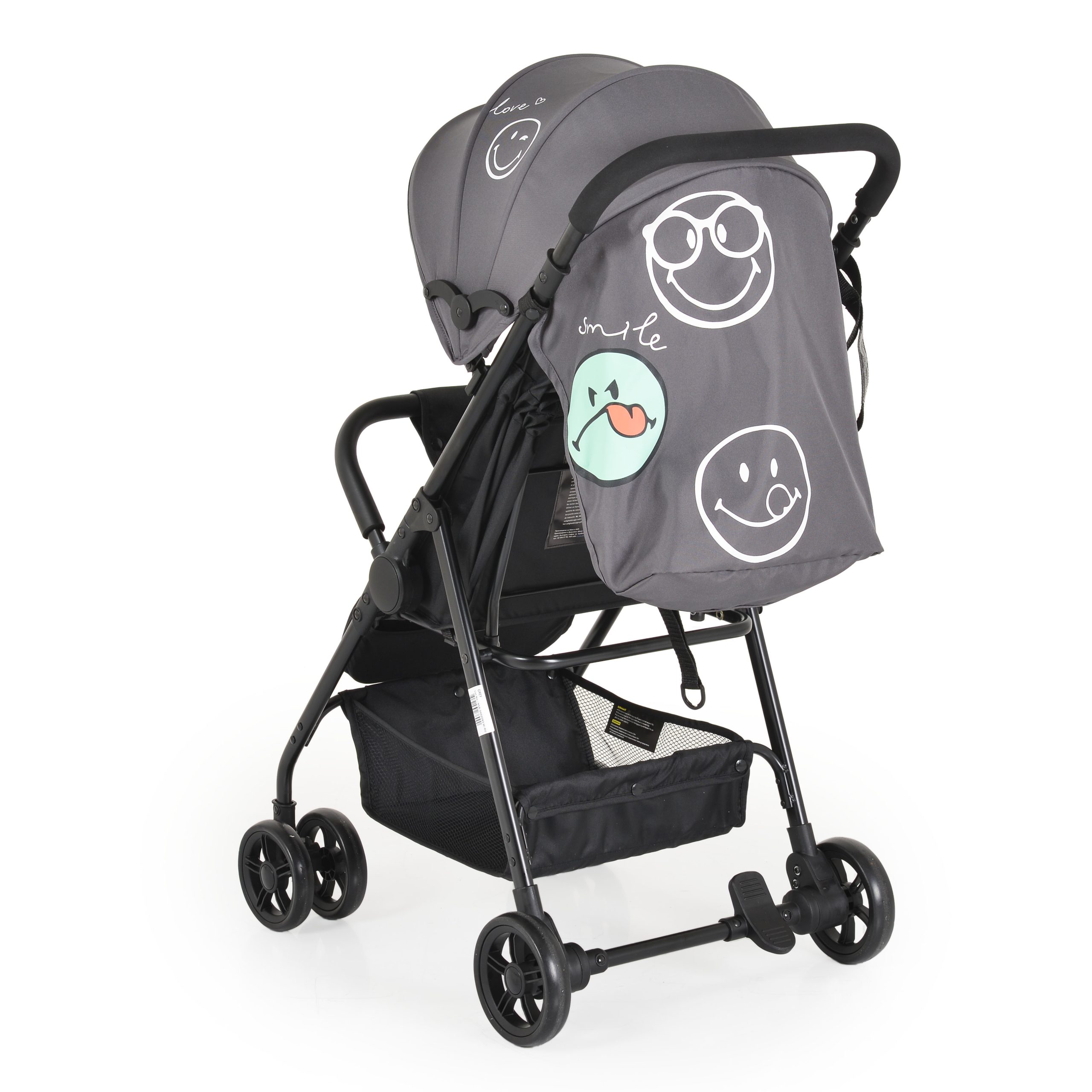 Moni Детска лятна количка Capri сив - Image 2
