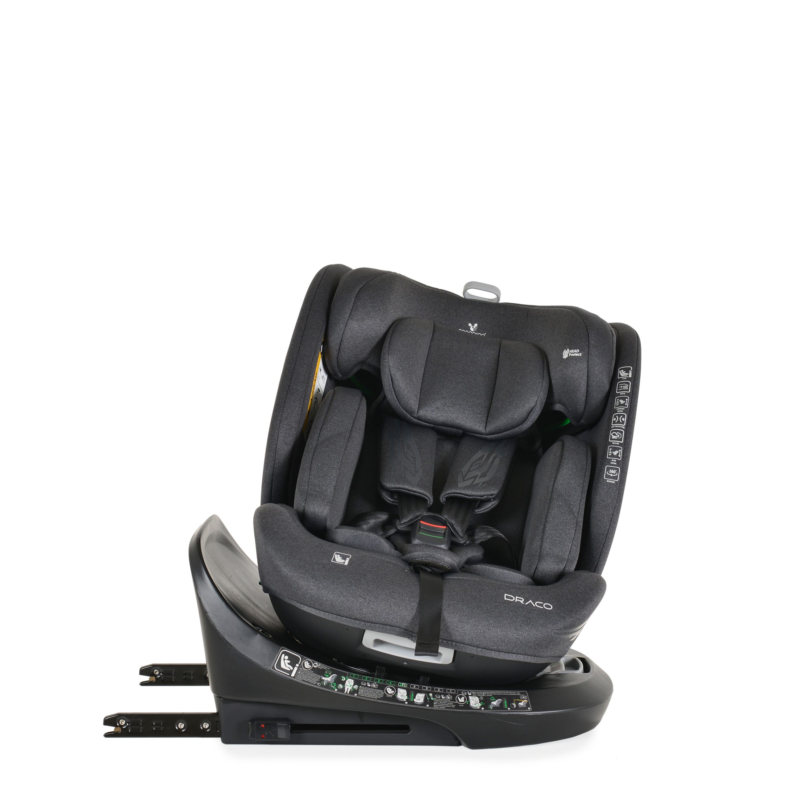 Cangaroo Стол за кола Draco 40-150см черен - Image 4