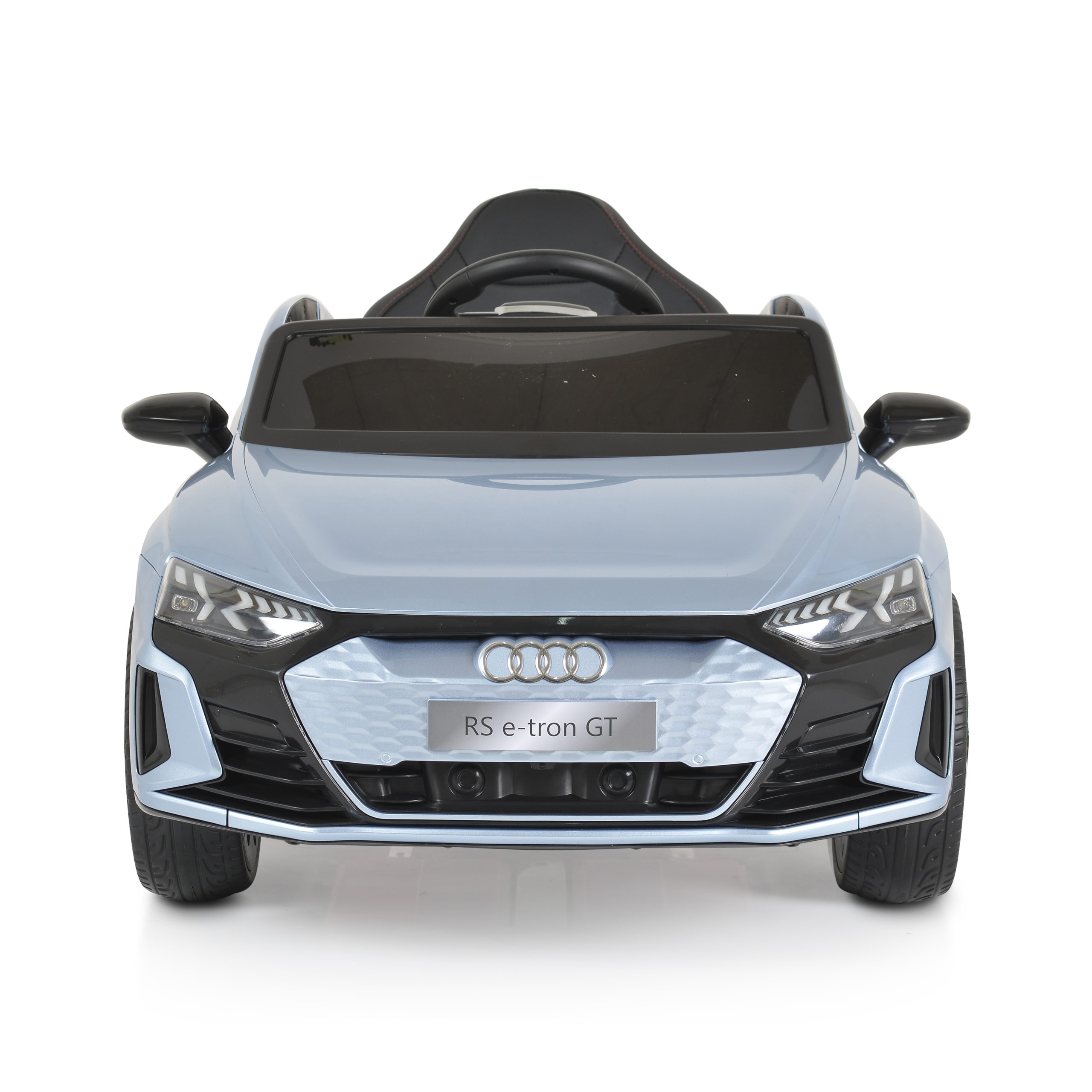 Audi Акумулаторна кола Audi RS e-tron 717 син металик - Image 2