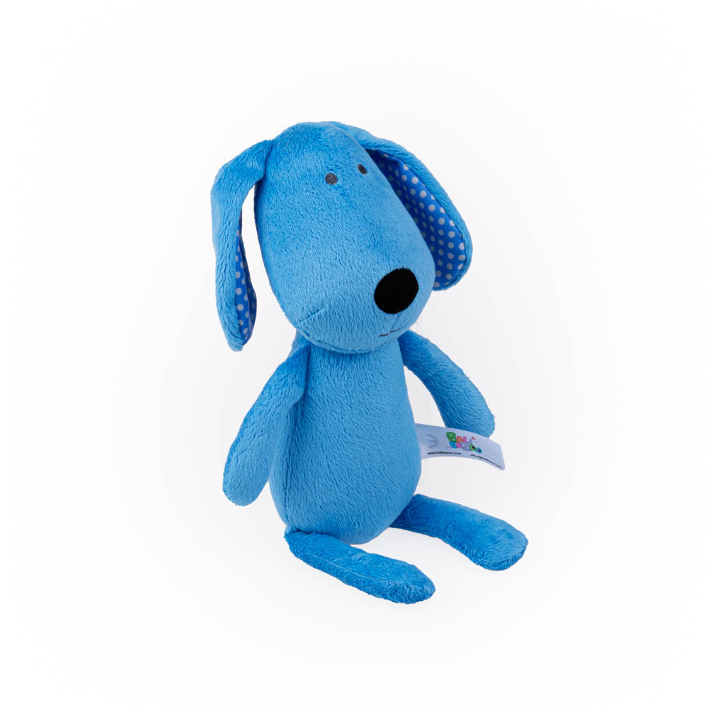 Bali Bazoo Мека играчка За Гушкане Dog 28cm син 81993 - Image 2