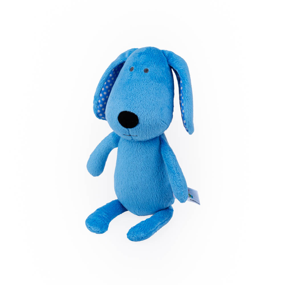 Bali Bazoo Мека играчка За Гушкане Dog 28cm син 81993 - Image 3