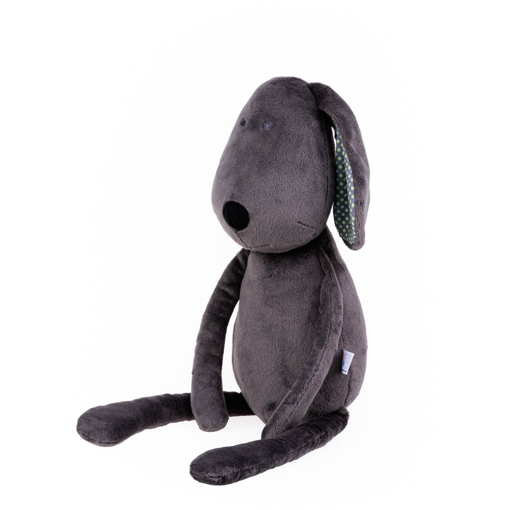 Bali Bazoo Мека играчка За Гушкане Dog 58cm сив 81990 - Image 3