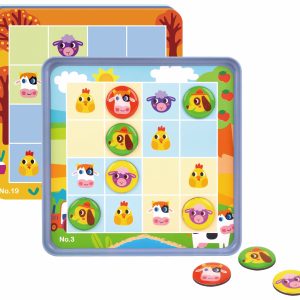 Tooky Toy Дървен ферма Судоку TL631