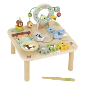Tooky Toy Дървена активна маса Forest TJ005