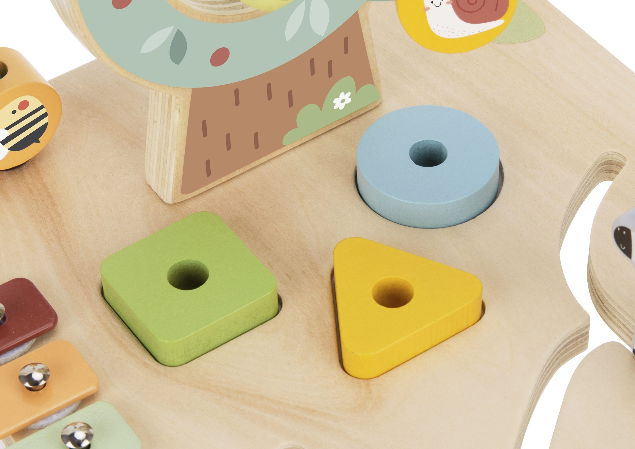 Tooky Toy Дървена активна маса Forest TJ005 - Image 4