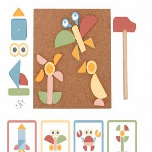 Tooky Toy Дървена игра с чукче TH155N