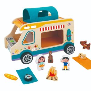 Tooky Toy Дървен кемпер с фигурки TH427