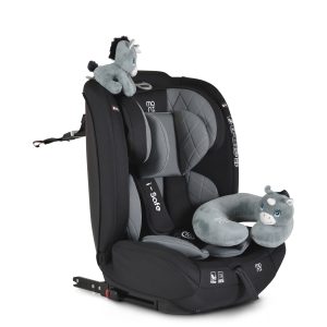Moni Стол за кола i-Safe 76-150cм сив