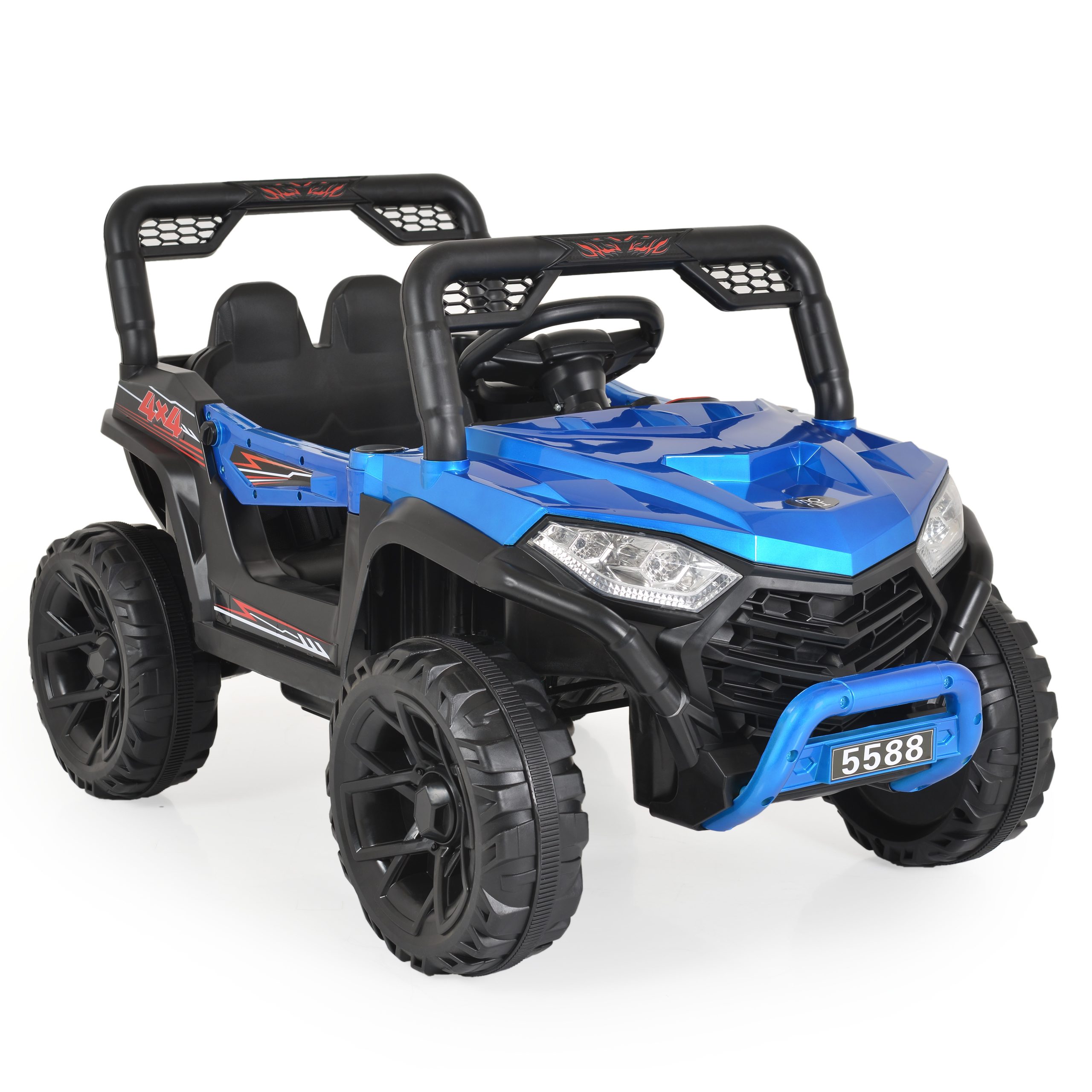 Moni Акумулаторен джип 5588 Fast utv син металик