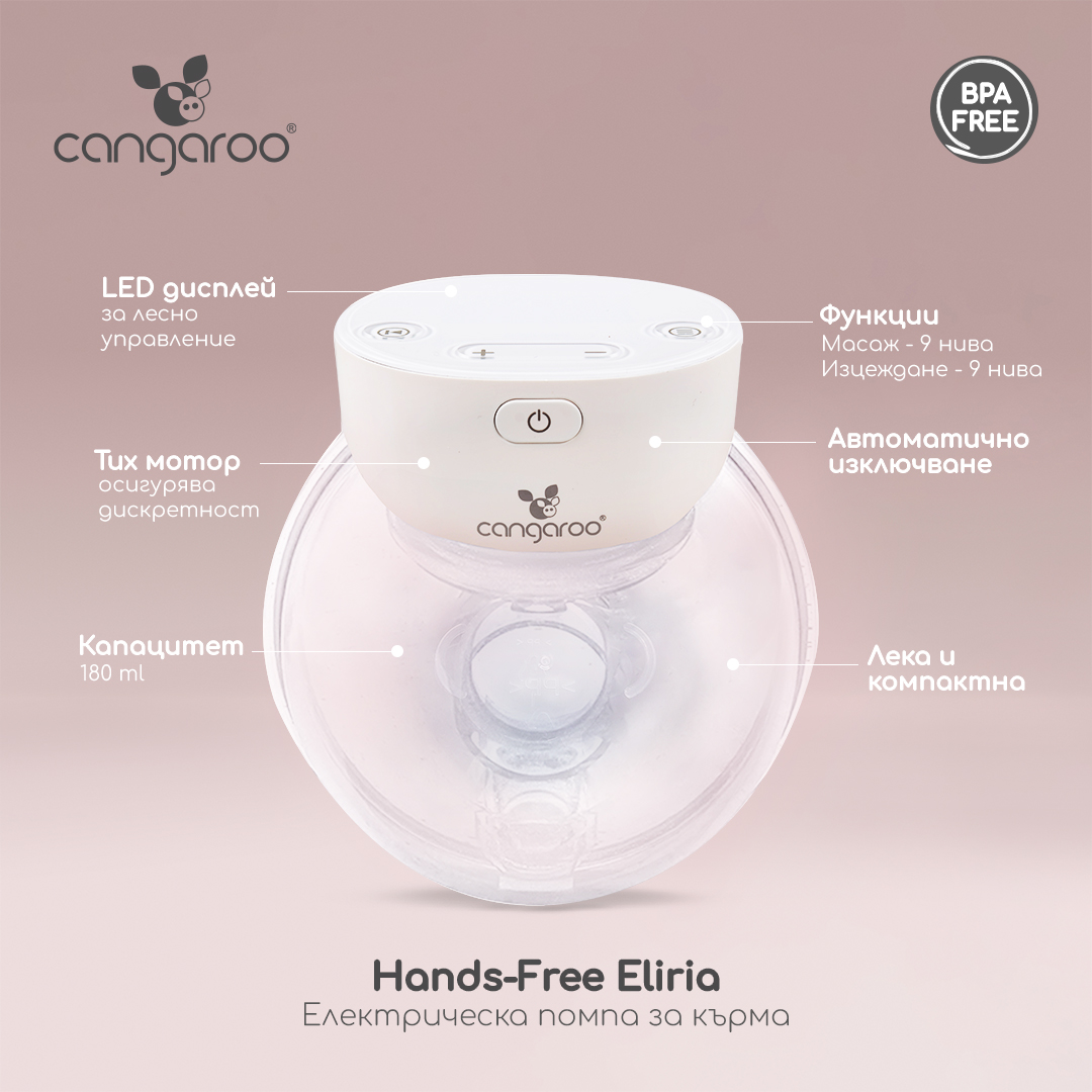 Cangaroo Електрическа помпа за кърма Hands-Free Eliria - Image 2