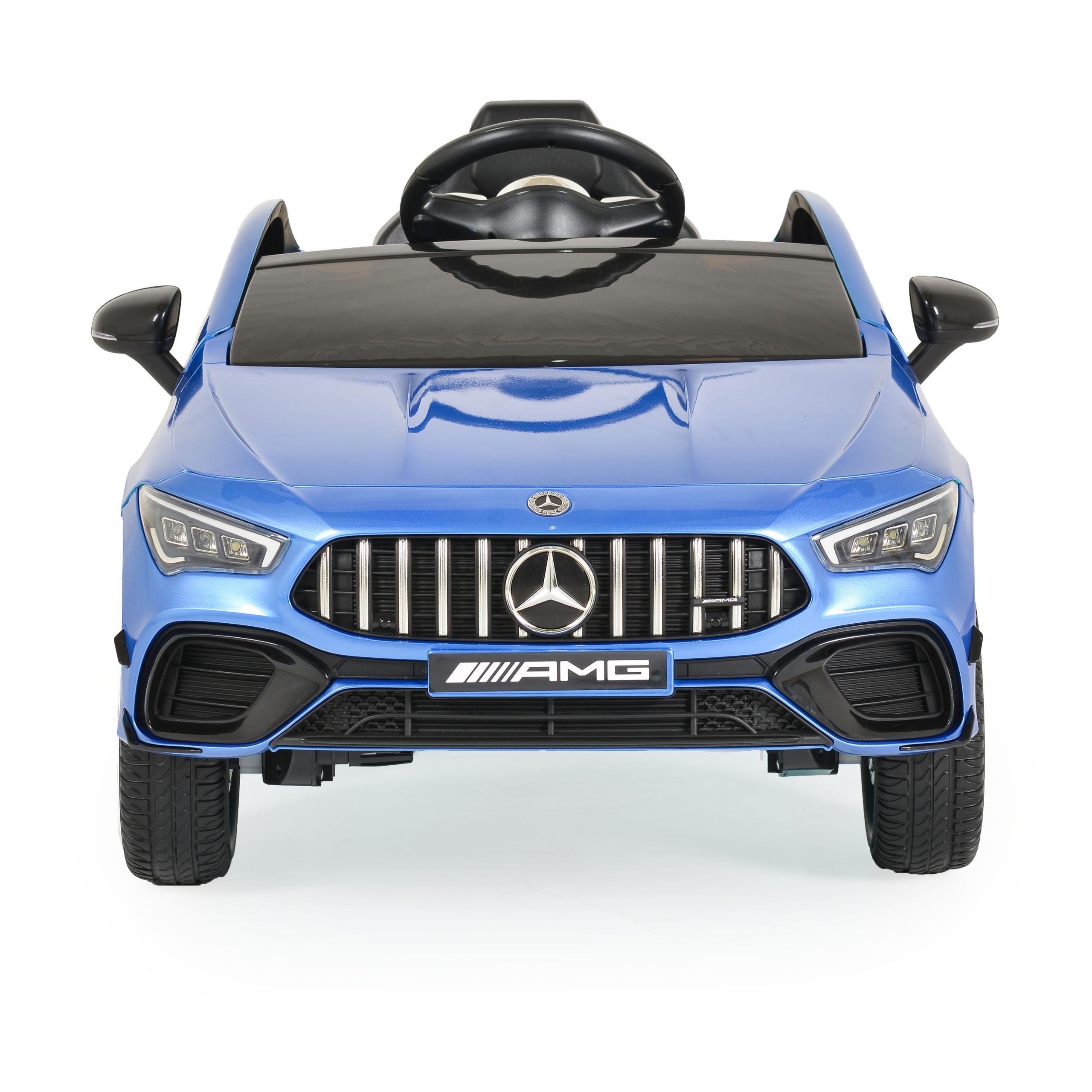Mercedes Акумулаторна кола Mercedes-AMG CLA 45 син-металик - Image 2