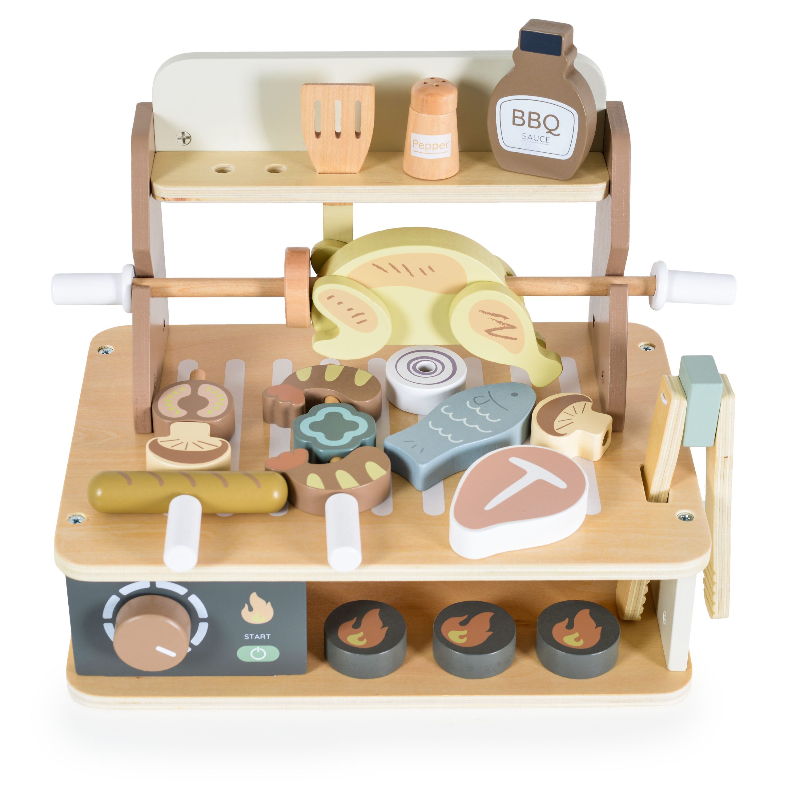 Moni Toys Дървено барбекю 24070 - Image 2