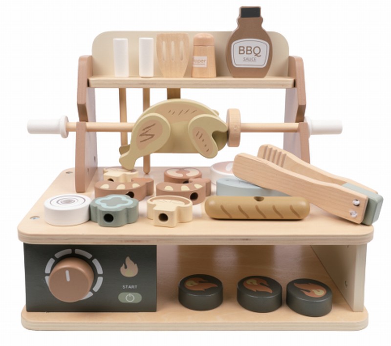 Moni Toys Дървено барбекю 24070 - Image 3