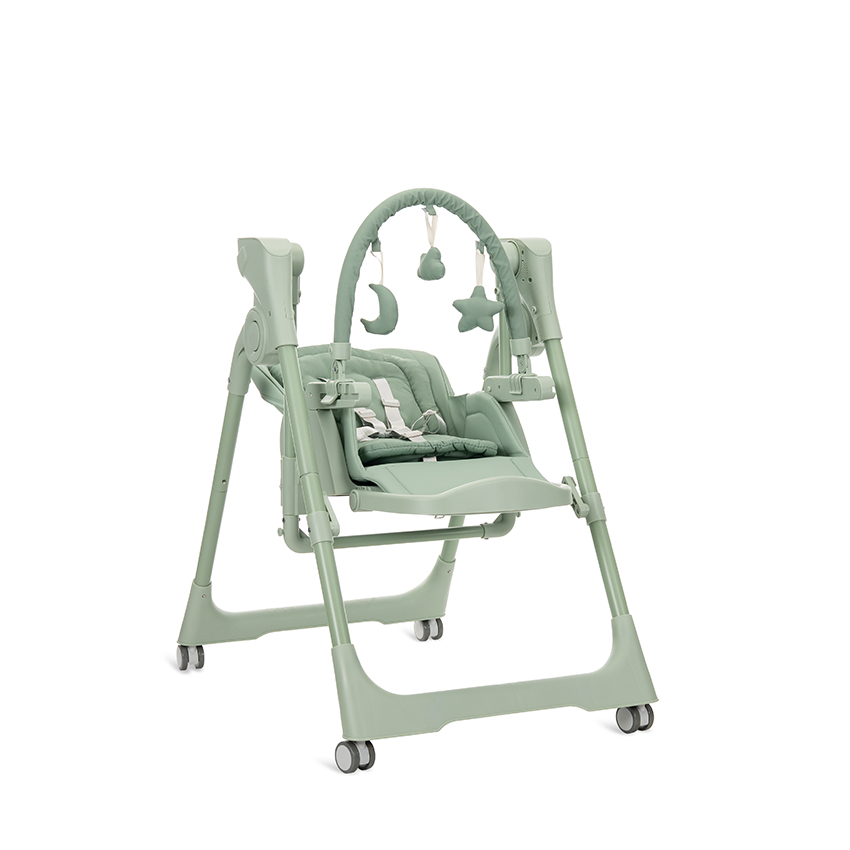 Lorelli Classic ЕЛ. ЛЮЛКА - СТОЛ ЗА ХРАНЕНЕ NOMINO GREEN - Image 4