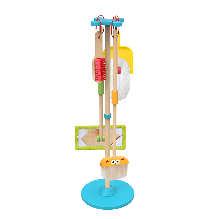Tooky Toy Дървен комплект за почистване TF436 - Image 3