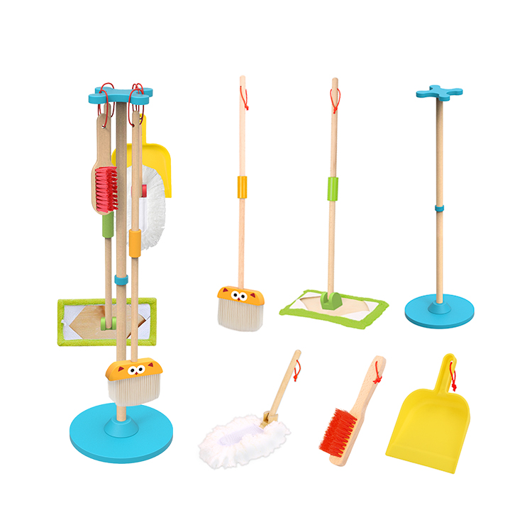 Tooky Toy Дървен комплект за почистване TF436 - Image 4